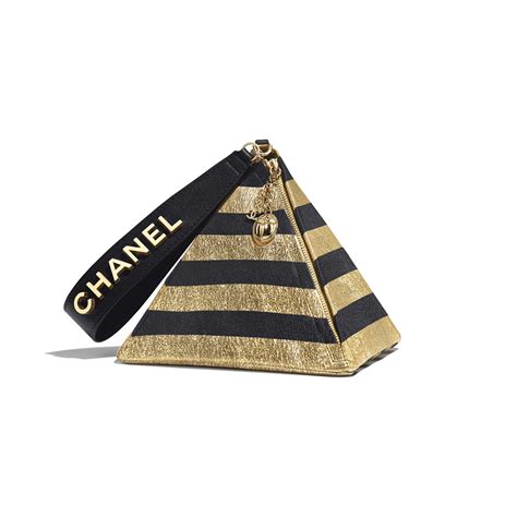 Shop Chanel’s Gold Pyramid Bag 